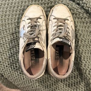 Women’s Hi Star sneakers with silver heel tab!!